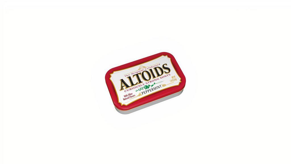 Altoids - Grocery - Peppermints 1.76oz · Strong mints that freshen with a curiously strong peppermint flavor. Get a boost of good-breath confidence with Altoids breath mints.