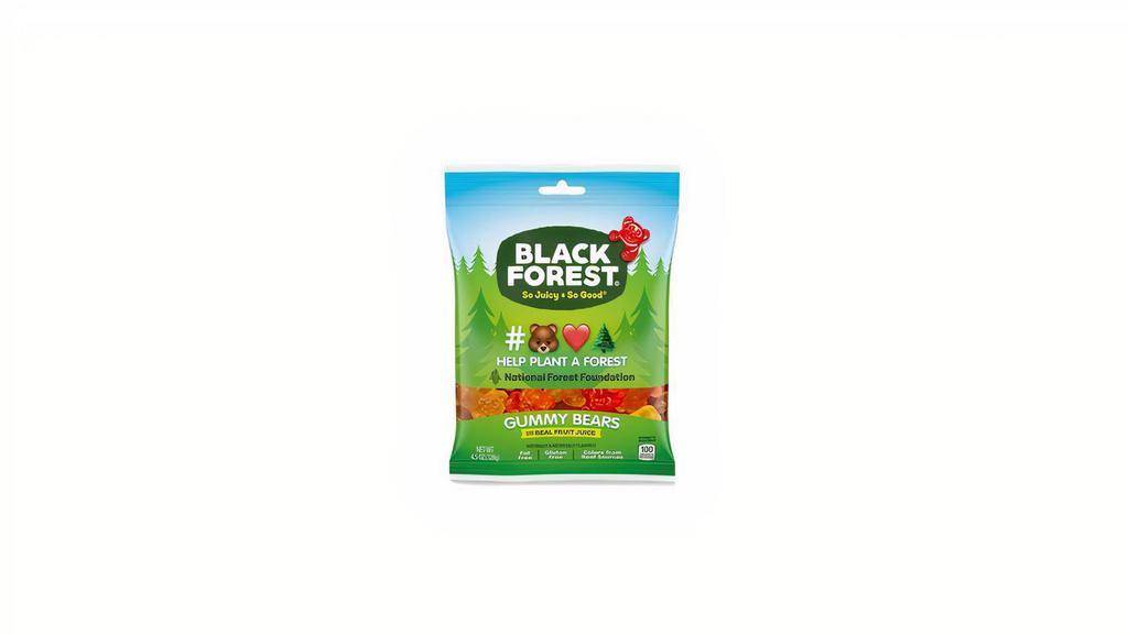 Black Forest -Gummy Bears - 4.5oz · Two different kinds of chew, so many juicy fruit flavors. Gummy Bears. Gummies.