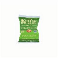Kettle Brand - Snacks - Jalapeno Chips -  1.5 Oz · Kettle brand jalapeno potato chips brings a spicy flavor to your lips with just one bite.