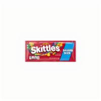 Skittles -  Candy - Original Share Size · Skittles consist of hard sugar shells imprinted with the letter 'S'.