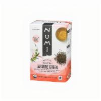 Numi - Organic Tea - Jasmine Green · We scent fragrant, smooth green tea leaves three times with night-blooming jasmine to make t...