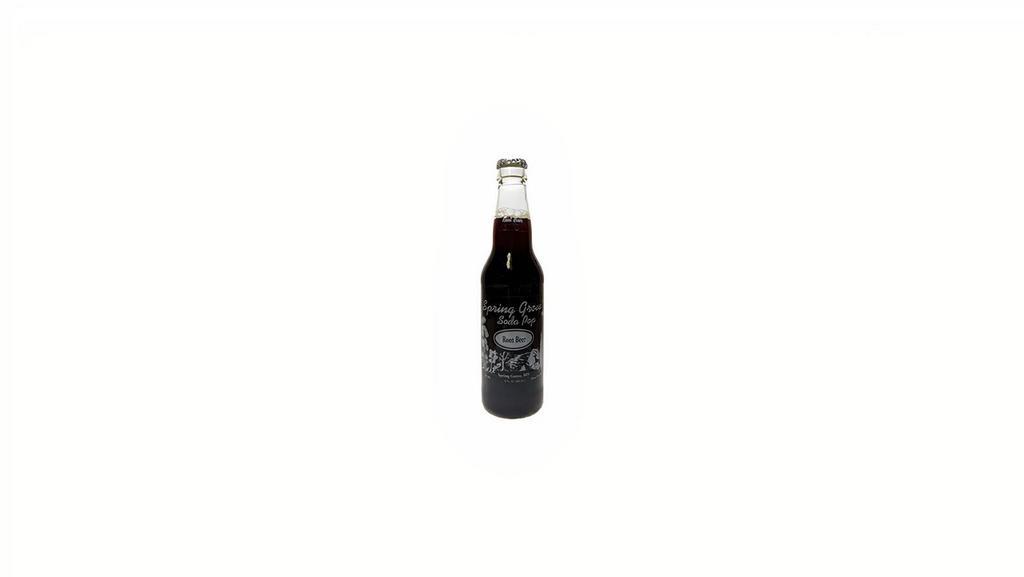 Spring Grove Root Beer Soda Pop · Our best seller, and one of our original recipes dating back to 1895, Root Beer has a traditional flavoring with just the right amount of foam. Pour this soda over vanilla ice cream for an epic float.