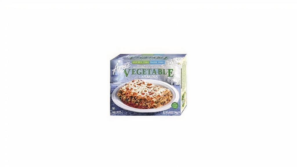 Amy's Kitchen - Frozen Foods - Dairy Free and Gluten Free Vegetable Lasagna · For all you dairy free, gluten free folks, this no-compromise lasagna with mozzarella-style cheeze and our rich, hearty, tomato sauce is just for you.