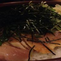Bincho Maguro Don · seared albacore sashimi over rice