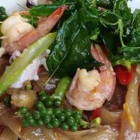 Drunken Noodle ผัดขี้เมา · 430 Cal. Dairy-free, nut-free, contains soy. The Drunken Chef's signature dish that you won'...