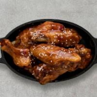 Teriyaki Wings · Served with celery or carrots, and blue cheese or ranch.