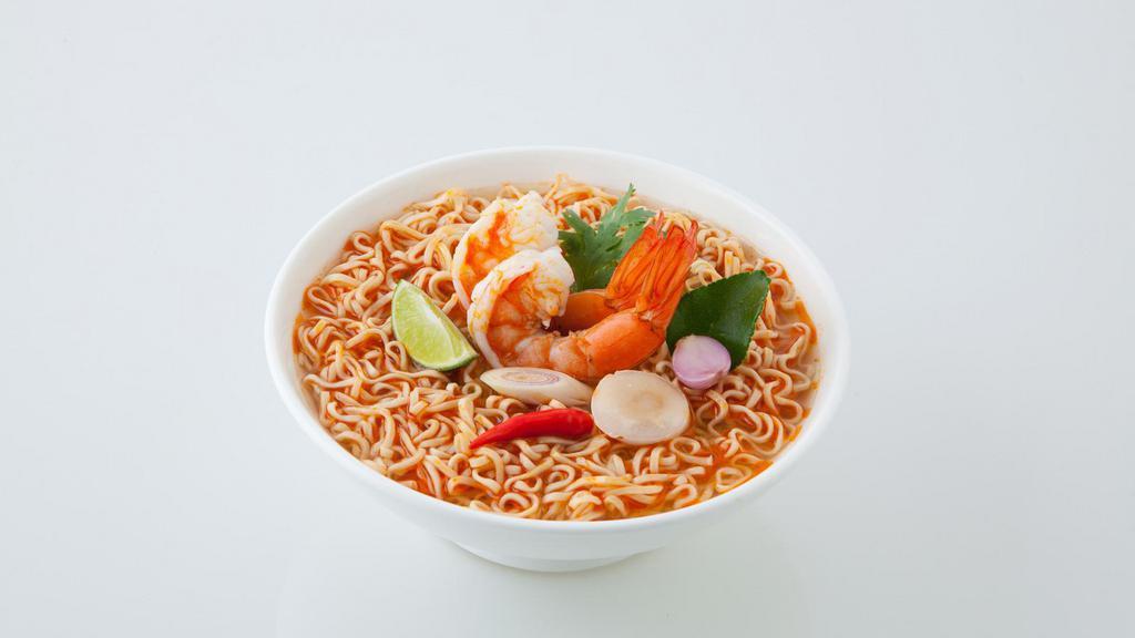 Thukpa · Tibetan noodle soup mixed with spices. Your choice of veggie or chicken base.