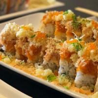 10. Sushi Combo · Eight pieces assorted sushi and eight pieces California roll or spicy tuna roll.