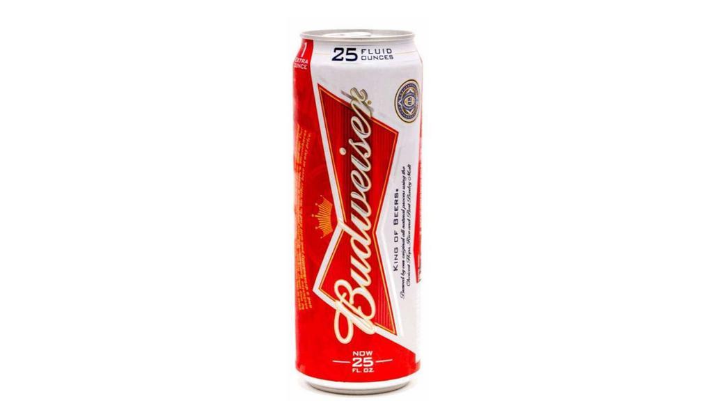 Budweiser 25oz Can · Must be 21 to Purchase