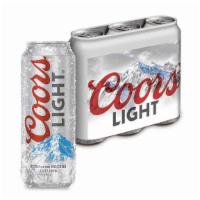 Coors Light, 3 Pack, 24oz Cans · Must be 21 to Purchase