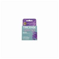 Condoms, Trojan Ultra Thin · Three pack.