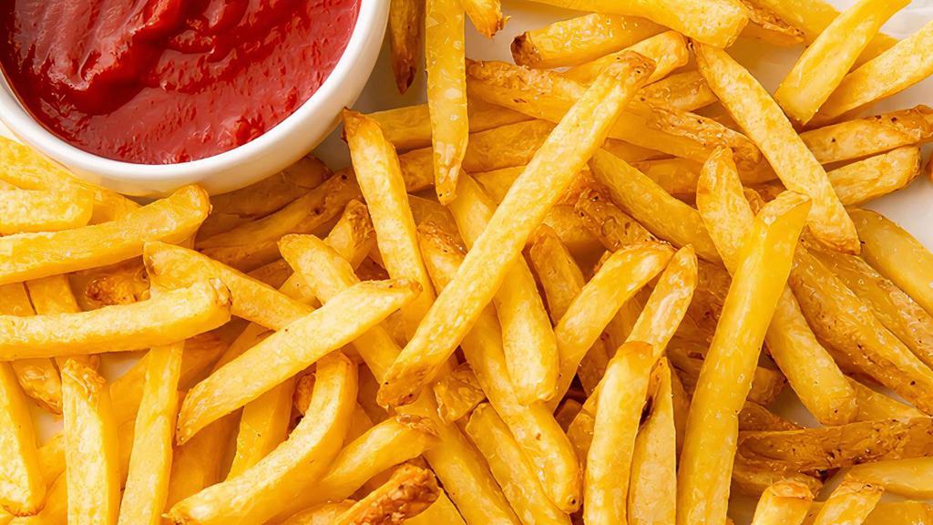 French Fries · Perfectly fried French fries, lightly seasoned with Salt and Parsley