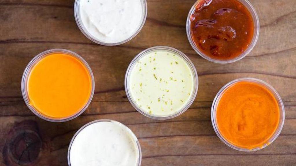 Dipping Sauces · Enjoy our selection of seven plus sauces, made in house at Arthur mac's.
