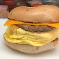 20. Sausage Omelet · Sausage, egg, and cheddar cheese.