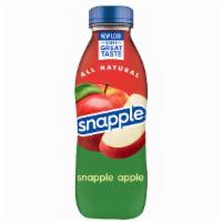 Snapple Snapple Apple · The juicy, crisp fruit flavor of a ripe red apple begs to be bottled. At Snapple, we're happ...