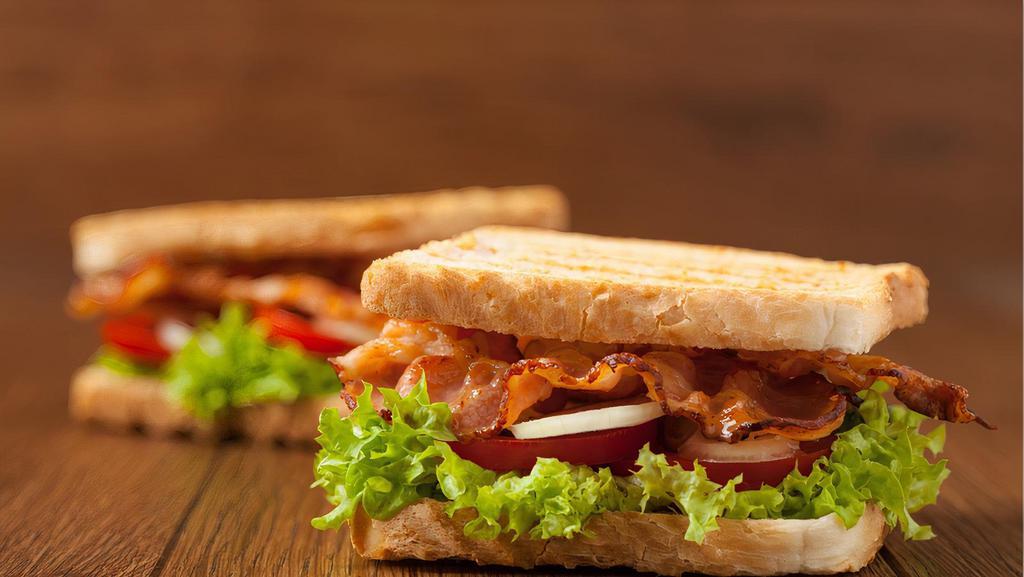Blt Sandwich · Hardwood smoked bacon, lettuce, tomato, mayo and avocado.