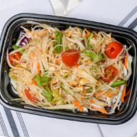 Som Tum · Meals can be ordered to suit, mild to extra spicy. Papaya salad Thai style with peanut green...