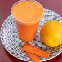 Juicy Butterfly · Refreshing juice made with Carrot, Orange, and Pineapple.

Vegan and Gluten Free