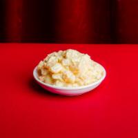 Potato Salad · Potatoes, Mayonnaise, Celery, Sweet Pickle Relish, Mustard, Onion, and Red Bell Pepper.