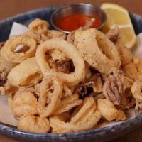Calamari & Shrimp · Deep fried calamari and shrimp