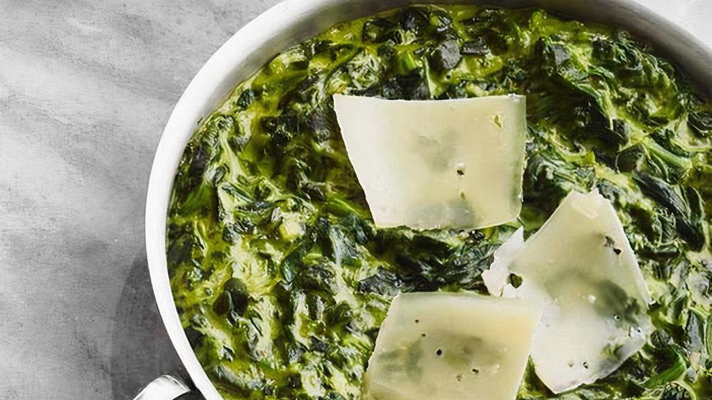 Creamed Spinach · Blended with parmesan, cream, spices