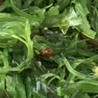 Seaweed Salad (App) · marinated green seaweed.