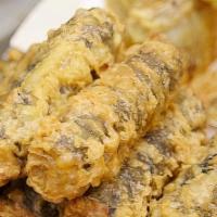 Fried Seaweed Rolls (김말이튀김) · Filled with glass noodles, this fried Korean delicacy is a classic. 10 pieces.