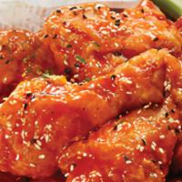 6. Chicken Wings (7 pc) · Spicy. Korean style deep fried chicken wings.