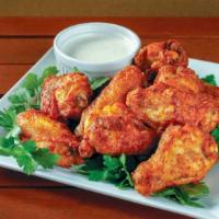 10 Wings · These wings can only be found here! Four flavors to choose from-all served with your choice ...