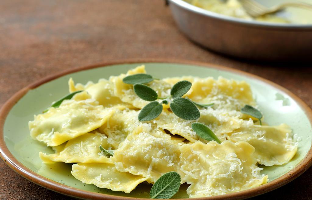 Ravioli · Pasta Filled with Ricotta and Parmesan Cheese or Beef with your Choice of Sauce
