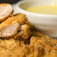 Chicken Tenders · Your choice of french fries or potato salad or coleslaw or macaroni salad or green salad.  $...
