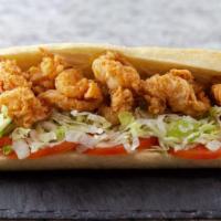 Seafood Sandwich Combo · Fries and Can Soda.  Fried seafood, lettuce, pickle, tomato and tartar sauce