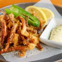 Ikageso Karaage · Deep fried squid