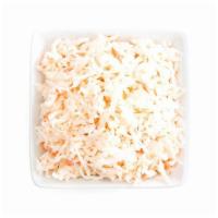 Side Of Surimi Salad · Our velvety fish-based substitute for crab is combined with Japanese mayo to bring out an um...