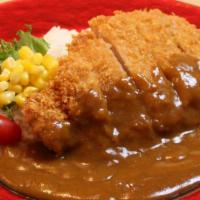 925. Pork Katsu Curry · Pork katsu, Japanese style curry sauce and rice.