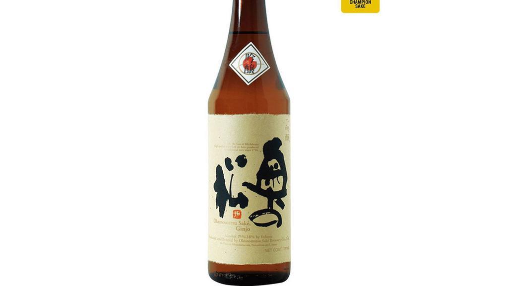 579. Ginjo Okunomatsu Sake · 720ml. Soft and smooth entry. A wonderfully balanced and classical styled Ginjo. Wide range of flavor, depth, and clean finish.