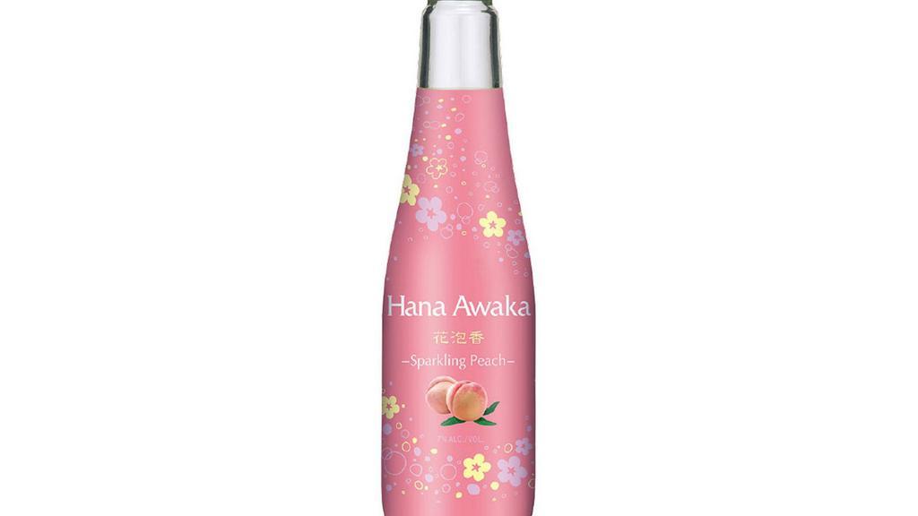 704. Sparkling Sake Peach · 250ml. Fresh peach flavor bursts with every sip. This sparkling sake is fruity, light, and delightful.