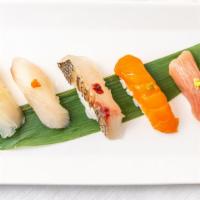 Nigiri Tasting - 7 Pieces · Nigiri chef's choices. Seven pieces.