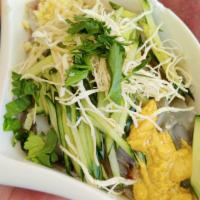 Clear Noodle Salad with Mustard Shredded Chicken · 