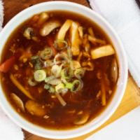 Hot & Sour Soup · Served spicy.