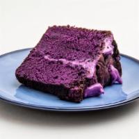 Ube Cake · A delicious pound cake made with real ube (purple yam), then poked and filled with coconut c...