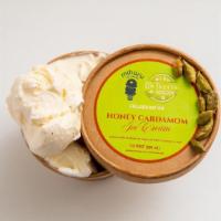 Honey Cardamom Ice Cream · An amazing mix of Cardamom and local Honey, which is extremely flavorful. It pares well with...