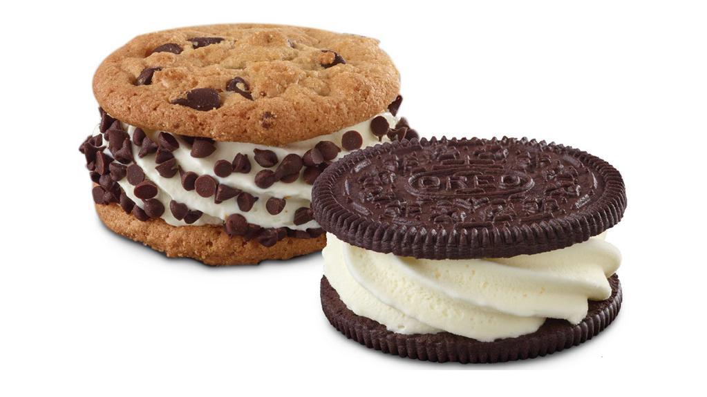 Chocolate Chip Cookie Sandwich · Chocolate Chip Cookie with Vanilla Custard and Chocolate Chips