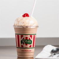 Chocolate Covered Strawberry Milkshake · Chocolate & Vanilla Soft Serve blended with Strawberry toppings