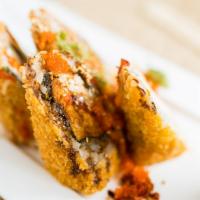 Fire Ball · Spicy albacore deep fried w/ creamy spicy sauce.