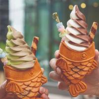 Taiyaki Ice Cream · Taiyaki ice cream is one of the latest dessert crazes to hit America. The outside shell is s...