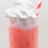 Soda Gembira - Happy Soda · Traditional Indonesian soda made with condensed milk, strawberry syrup, soda water and finis...