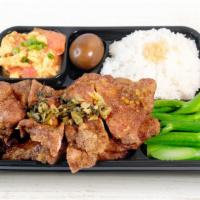 Braised Pork Chop Bento · 
