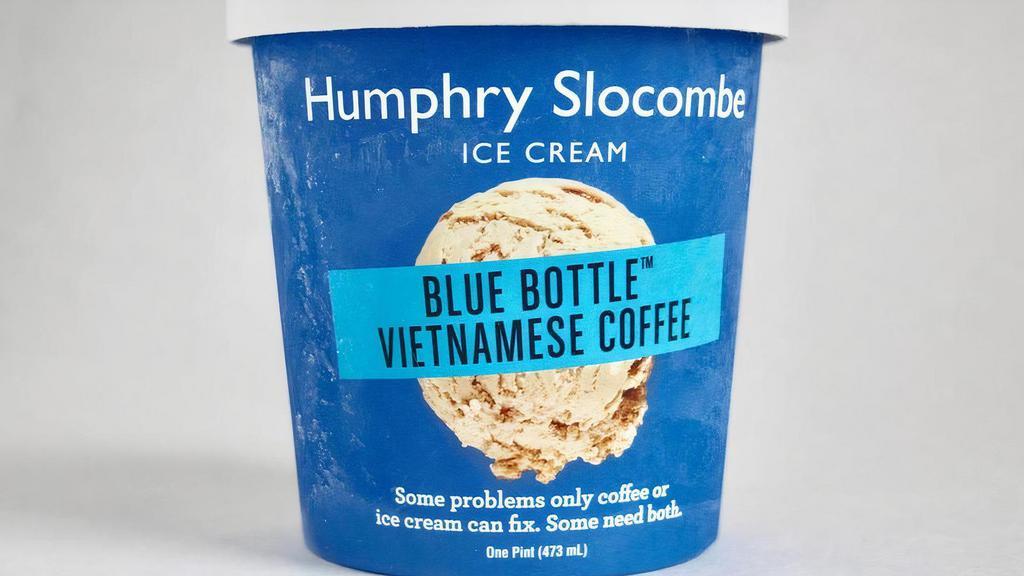 Blue Bottle Vietnamese Coffee · Award winning flavor! A complex blend of Blue Bottle Giant Steps espresso, sweetened condensed milk, and chicory.