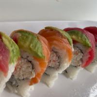 49ers Roll · Salmon, tuna, avocado, imitation crab meat, nori
